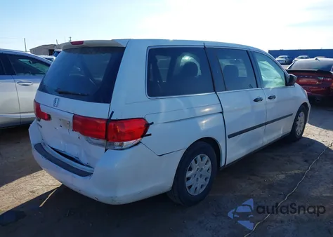 2009 Honda Odyssey Lx z USA, uszkodzony, nr VIN 5FNRL38289B050603